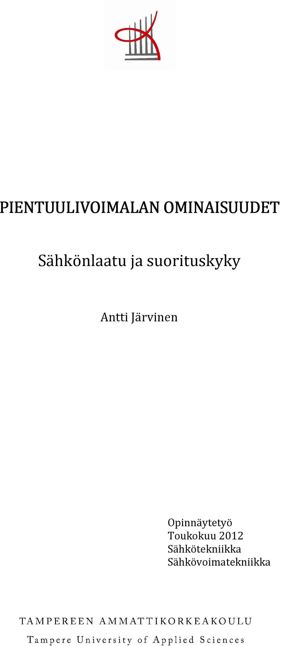 Järvinen Opinnäytetyö Toukokuu