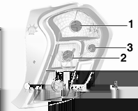 Auton hoito 141 Etusuuntavilkut 2. Kierrä polttimoa vastapäivään ja irrota polttimon pitimestä. 3. Vaihda polttimo. 4. Työnnä polttimon pidin heijastimeen ja kierrä myötäpäivään.