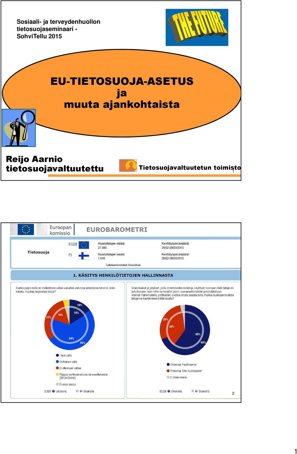 EU-TIETOSUOJA-ASETUS ja muuta ajankohtaista