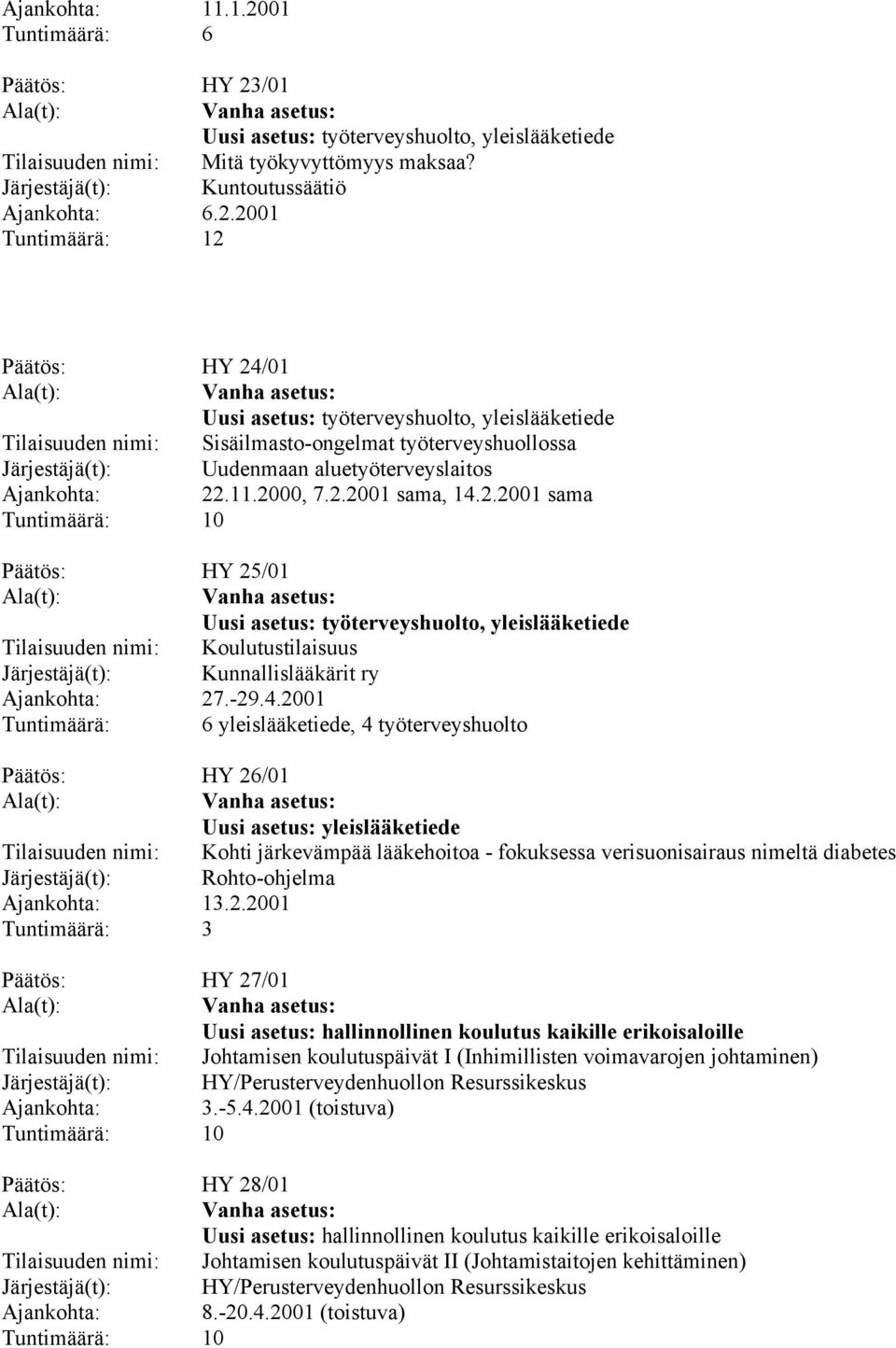 /01 Uusi asetus: työterveyshuolto, yleislääketiede Tilaisuuden nimi: Mitä työkyvyttömyys maksaa? Järjestäjä(t): Kuntoutussäätiö Ajankohta: 6.2.