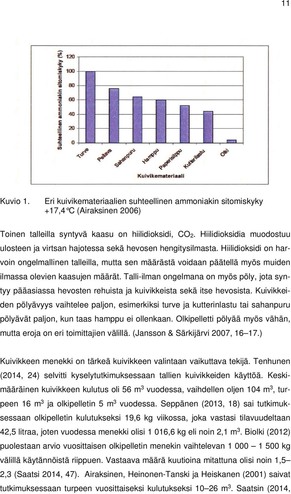 Hiilidioksidi on harvoin ongelmallinen talleilla, mutta sen määrästä voidaan päätellä myös muiden ilmassa olevien kaasujen määrät.
