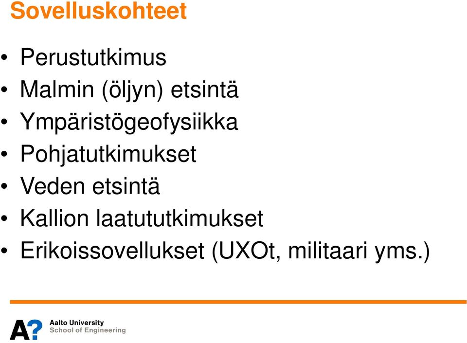 Pohjatutkimukset Veden etsintä Kallion