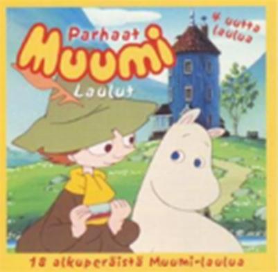 Liite 2 1 (2) Rohkeus voittaa Jo taivas sineen pukeutuu Sininen talo Nuuskamuikkusen murheet Tähti, kukka ja lapsi PARHAAT MUUMI LAULUT, 1998, Edel records Käy Muumilaaksoon Sininen talo Muumipeikon