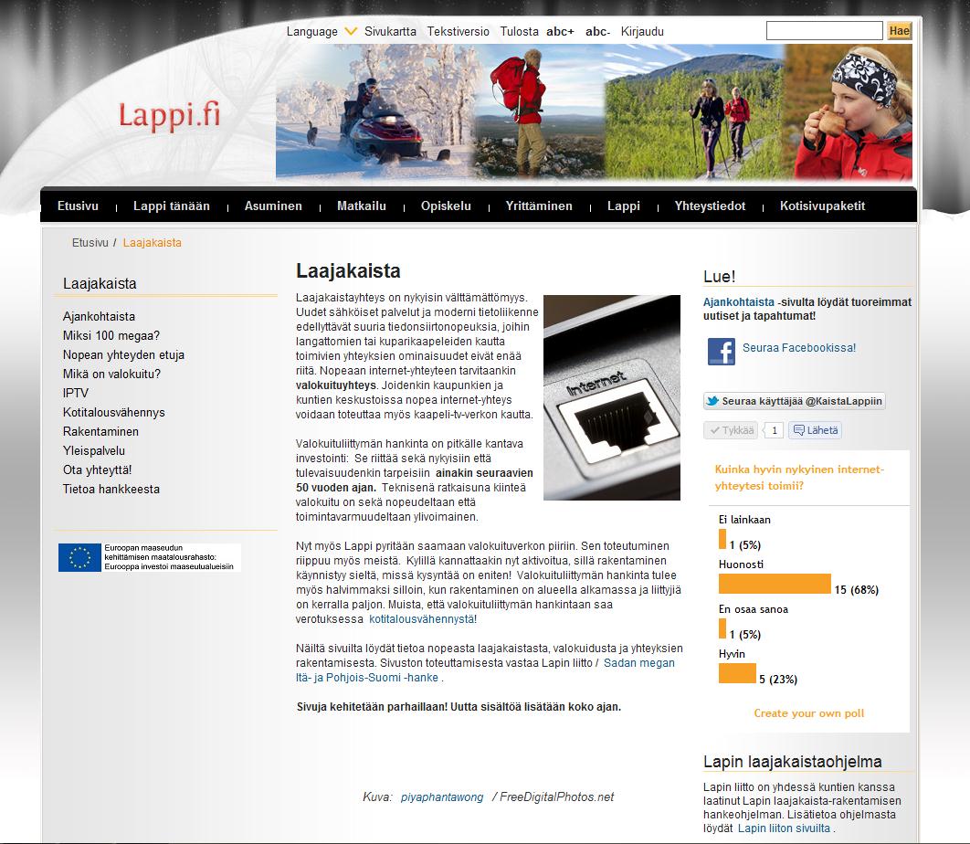 Verkkonäkyvyys http://www.lappi.