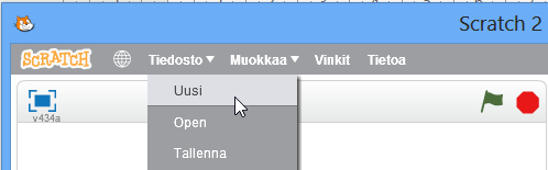 8 Mustekalapeli Scratchiin pääsee helpoiten sisälle, kun alkaa vaan tehdä. Teemme seuraavaksi yksinkertaisen pelin.