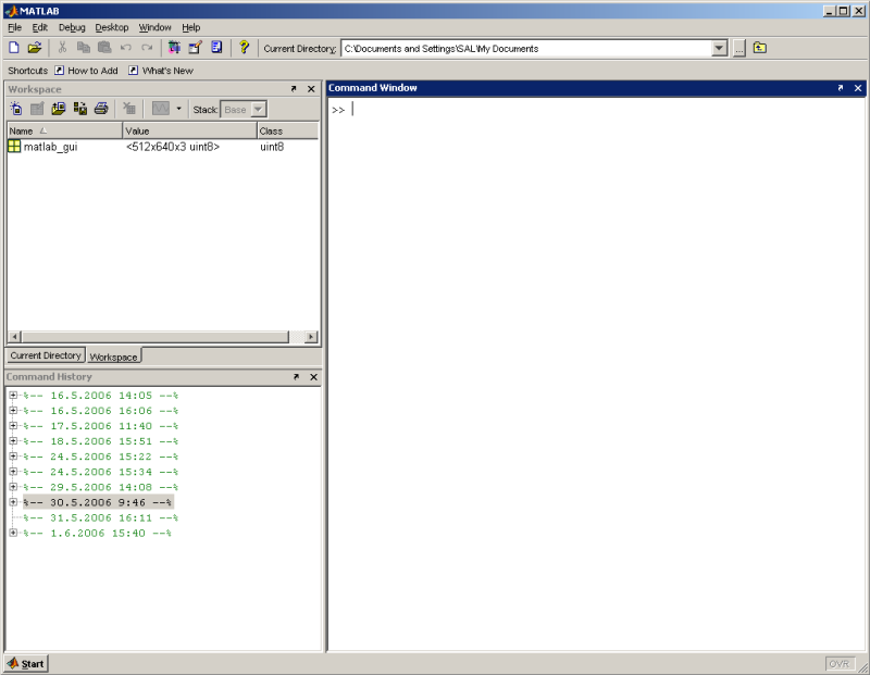 Matlab Matlab (MATrix LABoratory): numeeriseen laskentaan tarkoitettu ohjelma.