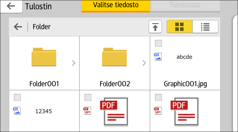 Tul./skan. (tallennuslaite) -toiminnon käyttäminen Tul./skan. (tallennuslaite) -toiminnon käyttäminen Pidä SD-kortit ja USB-muistit poissa lasten ulottuvilta.