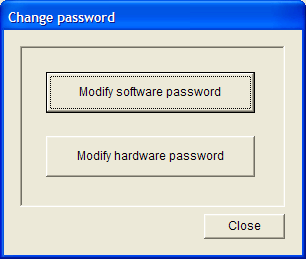 Plena VAS configuration Määritys fi 47 4.10 Modify password (Muokkaa salasanaa) Sekä ohjelmiston että laitteiston salasanan voi vaihtaa.