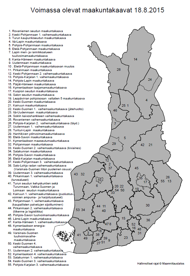 Tilannekartoitusta Satakunnan liitto on toiminut tienraivaajana laatiessaan vuonna 2003 selvityksen hiljaisista alueista Esi- tai taustaselvityksiä on tehty ainakin 11 maakunnassa (Suomessa 18