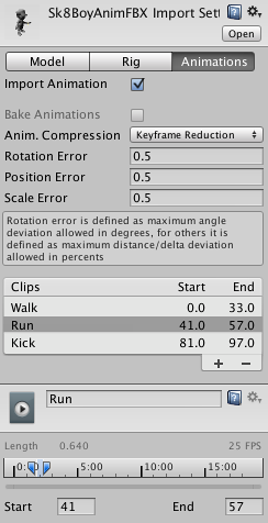 21 9 ANIMAATIOIDEN VALMISTELU JA VIENTI PELIIN. Kun animaatiot saatiin valmiiksi, niin ne täytyi saada peliin myös mukaan. Pelimoottorina projektissamme toimi Unity 5.