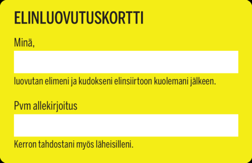 Munuaisen siirto Suomessa tehdään vuosittain vajaa 200 munuaisen siirtoa. Munuaisensiirtoa jonottaa tällä hetkellä noin 350 dialyysihoidossa olevaa potilasta. Sopivista siirrännäisistä on siis pulaa.