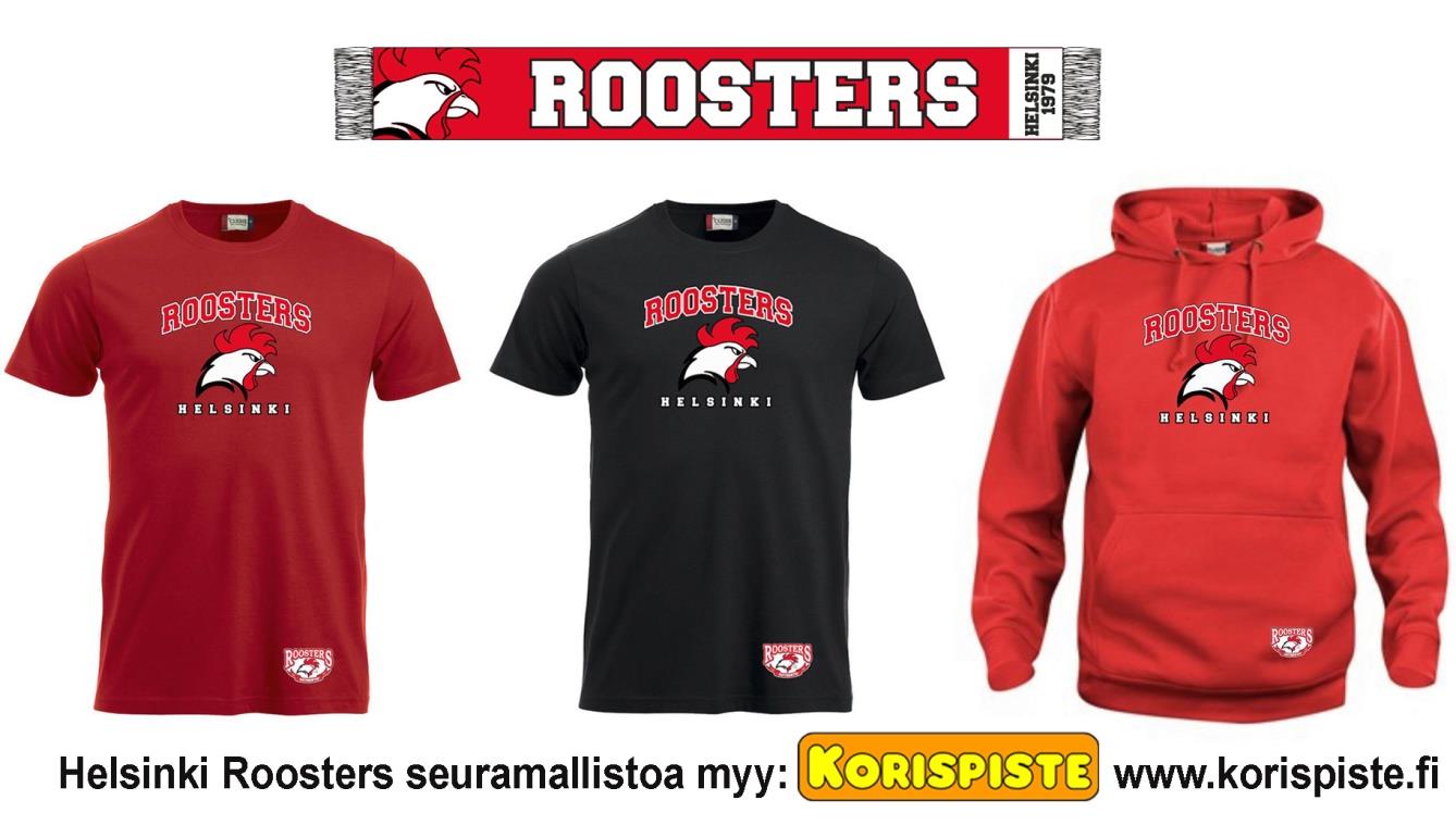 Helsinki Roosters Clothing!