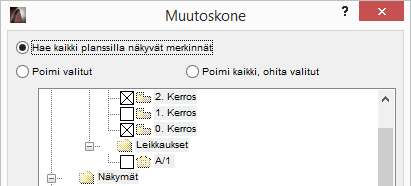 24.9.2015 (ArchiCAD 19) ArchiUtils DWG-massatallennus, ohjeita paletin kysymysmerkistä: 9.2.2015 versiot 16-18 Windows ja Mac Lisätty valinta Hae kaikki planssilla näkyvät merkinnät.