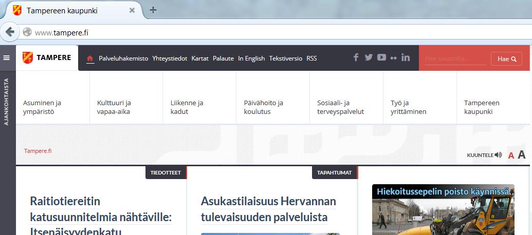 Tampereen kaupungin sähköiset palvelut Sosiaali- ja terveydenhuollossa  Mukanettiläisten koulutus - PDF Free Download