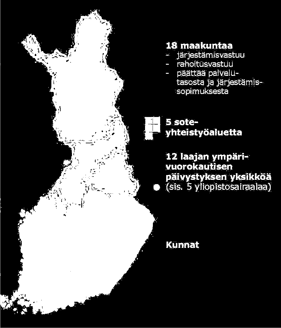 Sote- ja maakuntauudistus Suomen historian suurin hallinnon ja toimintatapojen uudistus, joka koskettaa kaikkien kansalaisten palveluja ja satojen tuhansien ihmisen työtä.