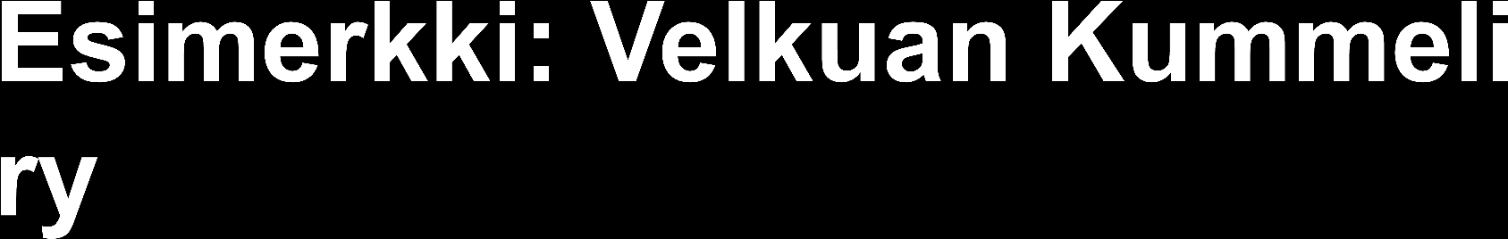 Velkuan Kummeli ry ylläpitää saman katon alla palvelutaloa vanhuksille ja päiväkotia lapsille Eri sukupolvet yhdistävä toiminta on tuonut taloudellisia säästöjä ja rikastuttanut palvelunkäyttäjien