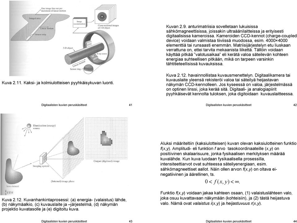 Tällöin voidn käyttää pitkää vlotusik eli kerätä vlo säteilevän kohteen energi suhteellisen pitkään, mikä on trpeen vrsinkin tähtitieteellisissä kuvuksiss. Kuv 2.