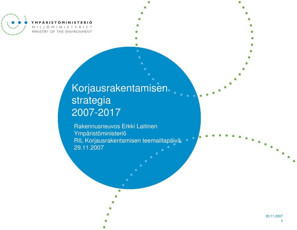 Laitinen Ympäristöministeriö RIL