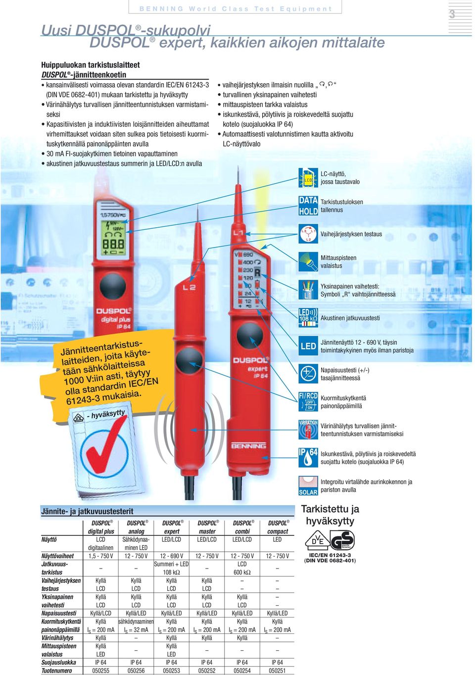 virhemittaukset voidaan siten sulkea pois tietoisesti kuormituskytkennällä painonäppäinten avulla 30 ma FI-suojakytkimen tietoinen vapauttaminen akustinen jatkuvuustestaus summerin ja LED/LCD:n