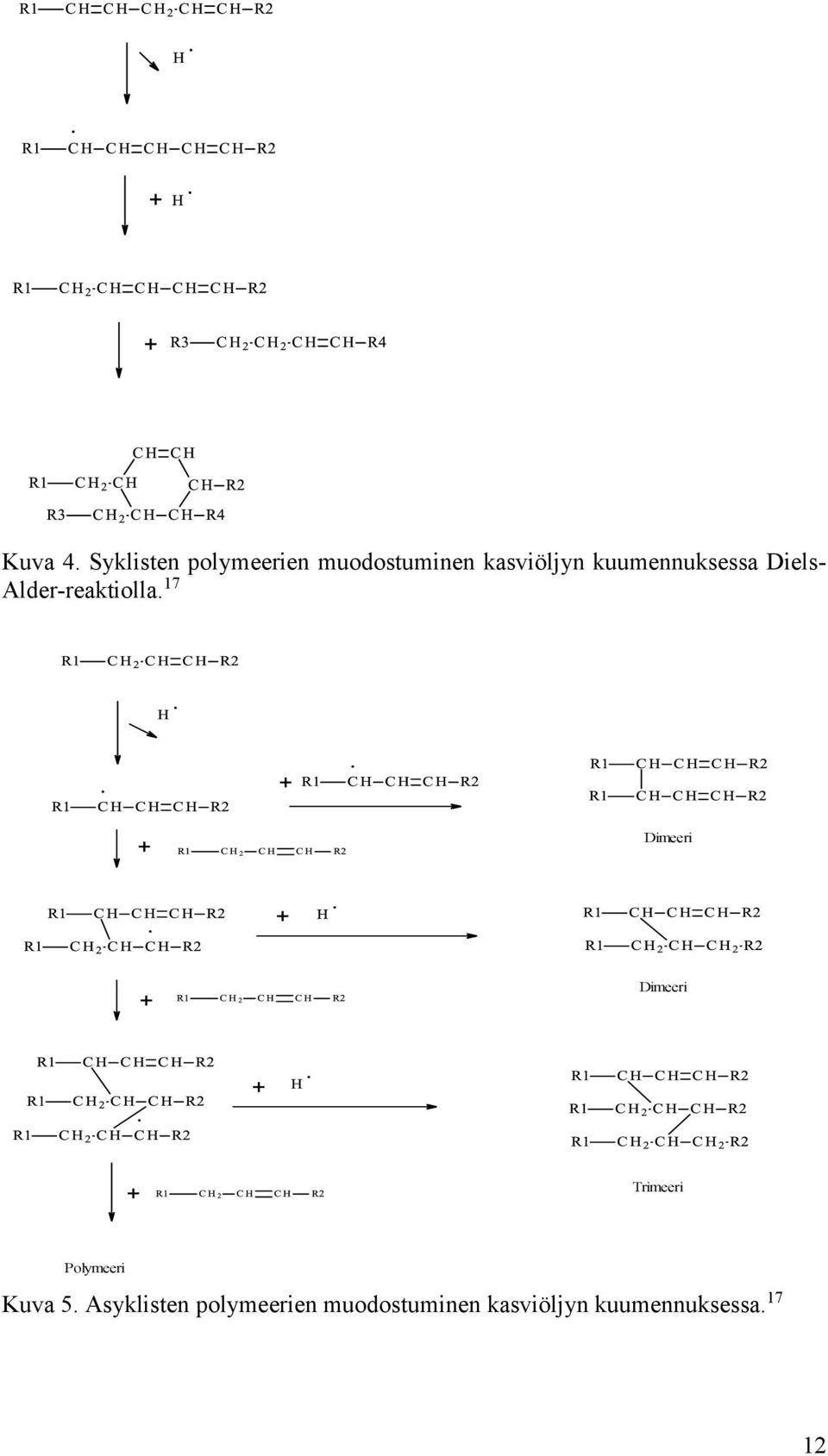 kuumennuksessa Diels- Alder-reaktiolla.