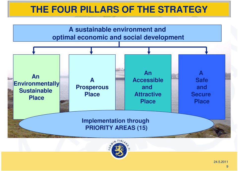 Sustainable Place A Prosperous Place An Accessible and Attractive