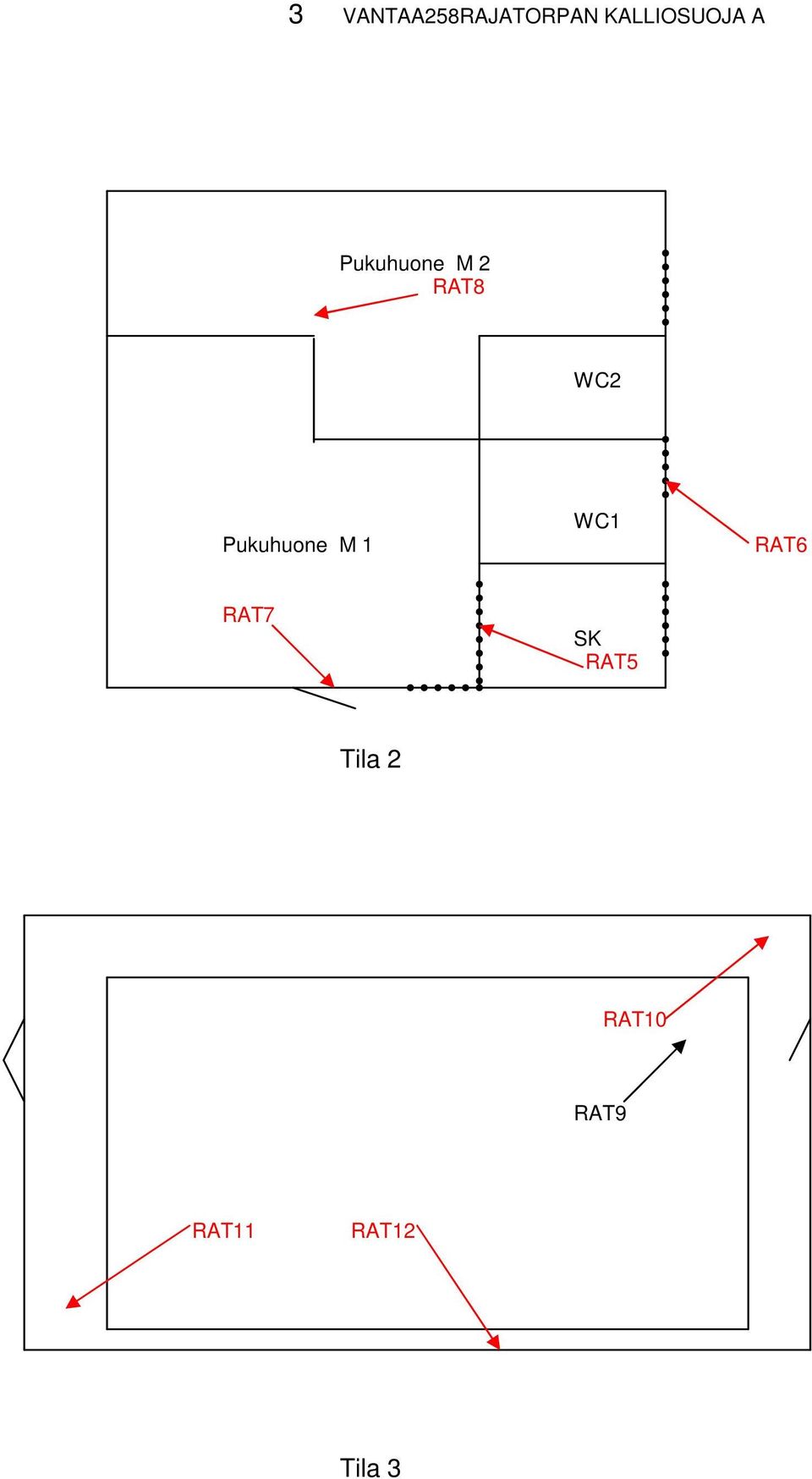 WC2 Pukuhuone M 1 WC1 RAT6 RAT7