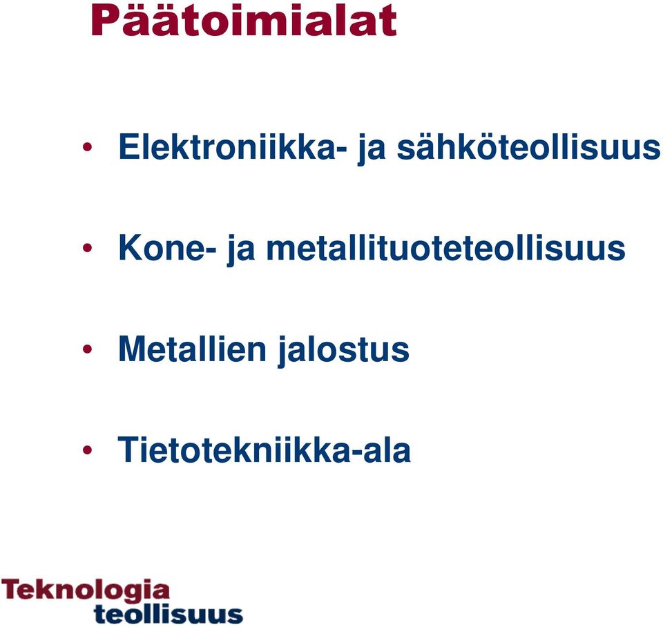 metallituoteteollisuus