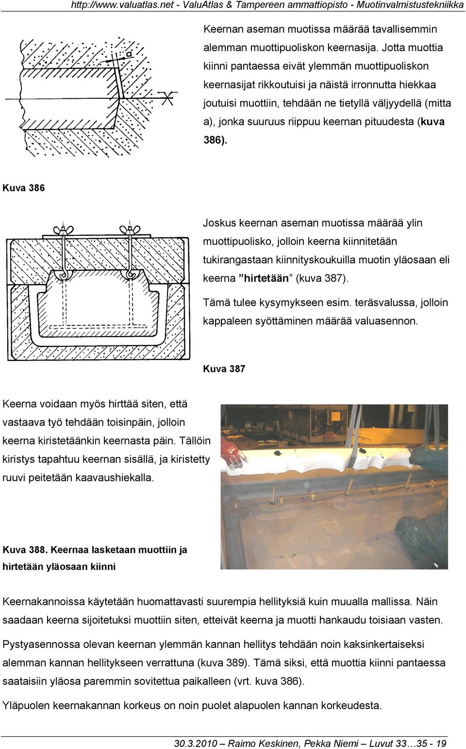 keernan pituudesta (kuva 386).