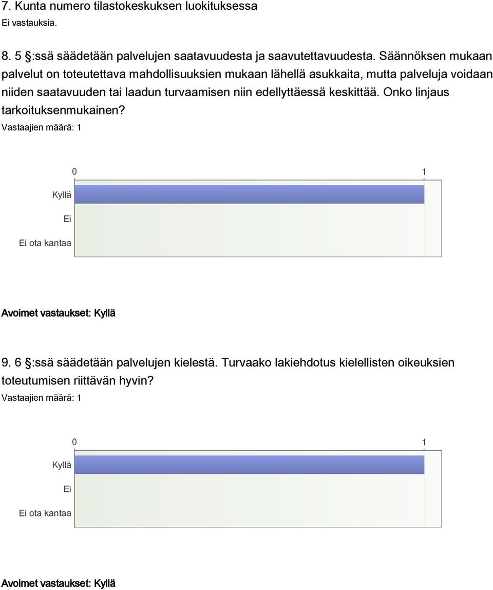 Säännöksen mukaan palvelut on toteutettava mahdollisuuksien mukaan lähellä asukkaita, mutta palveluja voidaan niiden