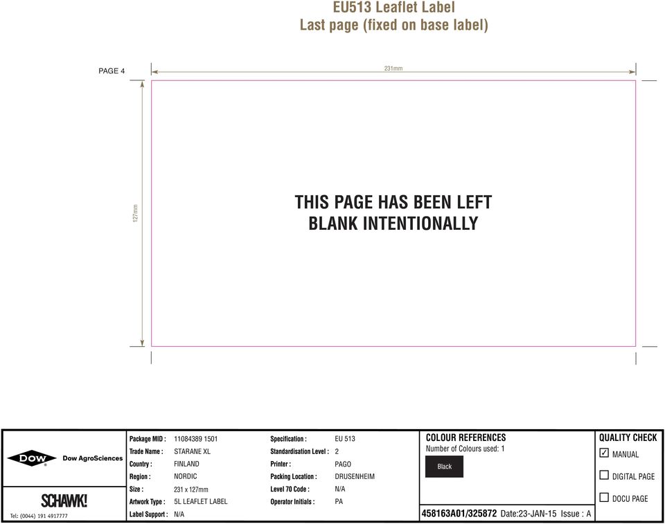 LEFT BLANK INTENTIONALLY 31 x