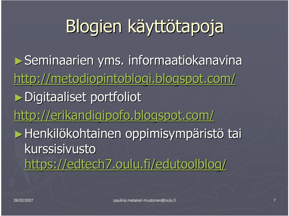 com/ Digitaaliset portfoliot http://erikandigipofo.blogspot.
