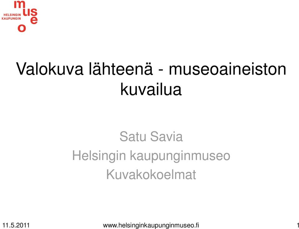 Savia Helsingin kaupunginmuseo