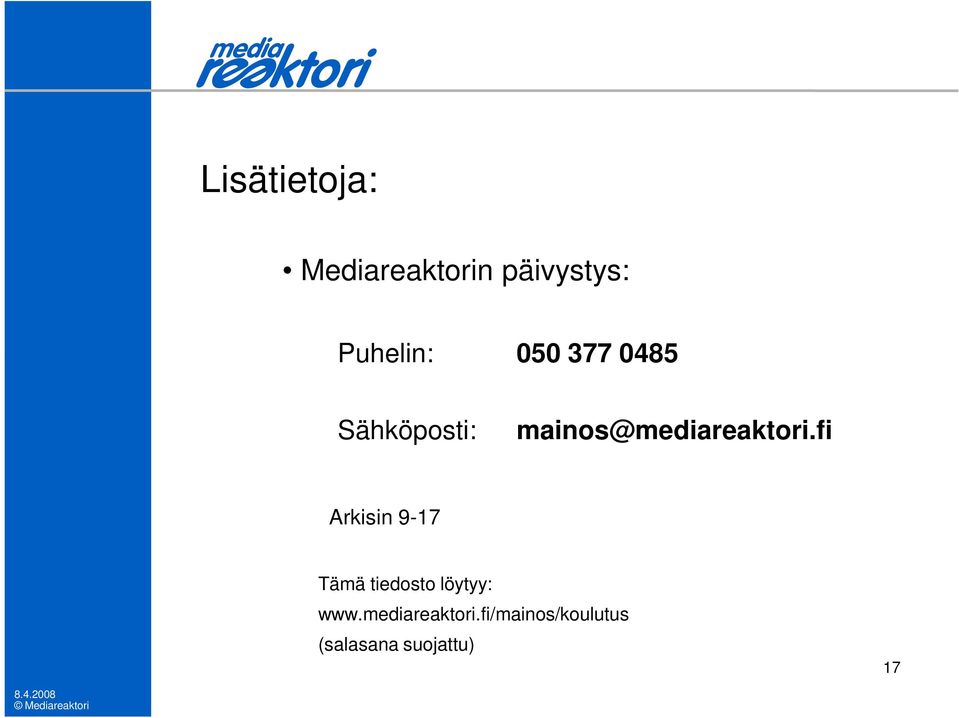 fi Arkisin 9-17 Tämä tiedosto löytyy: www.