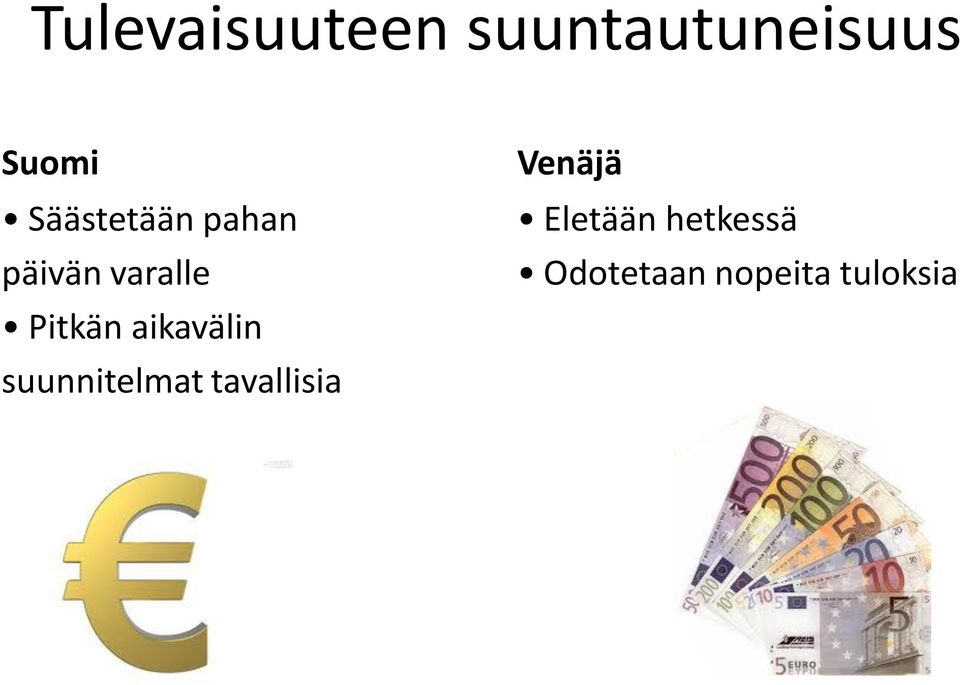 aikavälin suunnitelmat tavallisia Venäjä