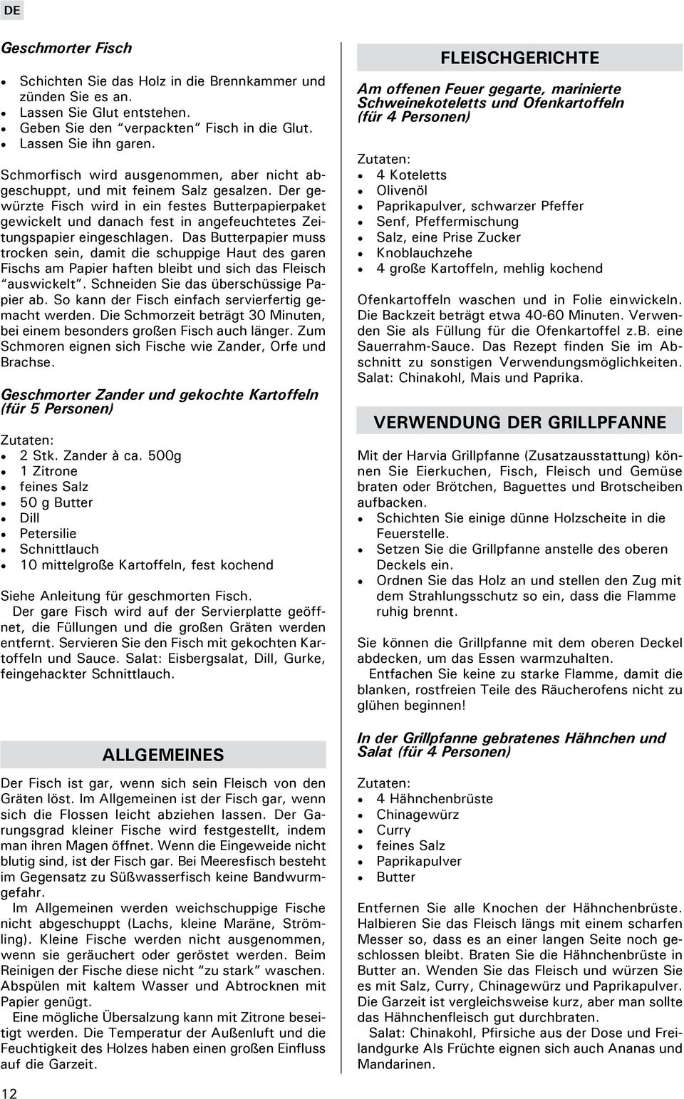 Der gewürzte Fisch wird in ein festes Butterpapierpaket gewickelt und danach fest in angefeuchtetes Zeitungspapier eingeschlagen.