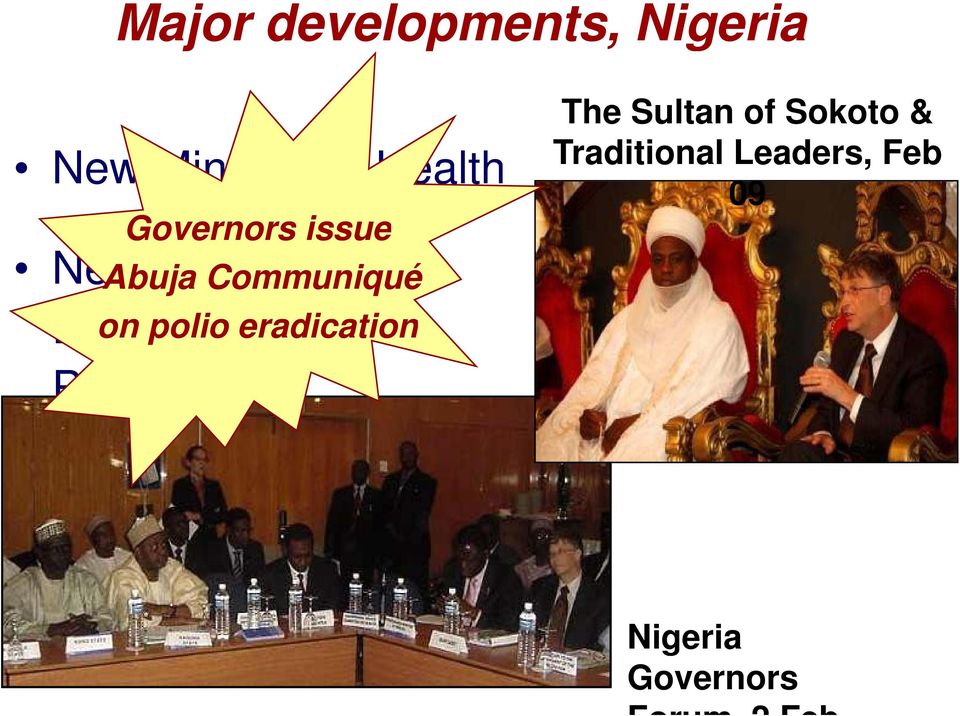 Abuja Communiqué on polio eradication The Sultan of