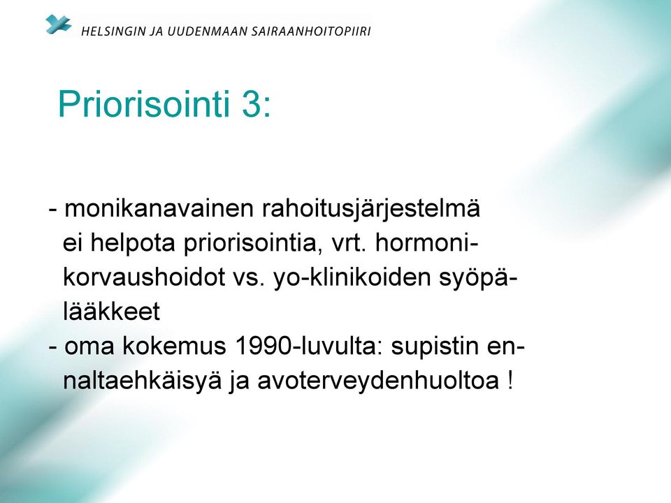 hormonikorvaushoidot vs.