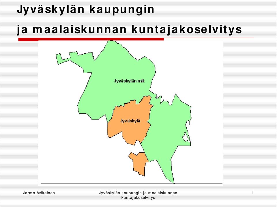 kuntajakoselvitys  