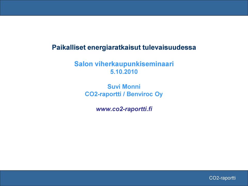 viherkaupunkiseminaari 5.10.