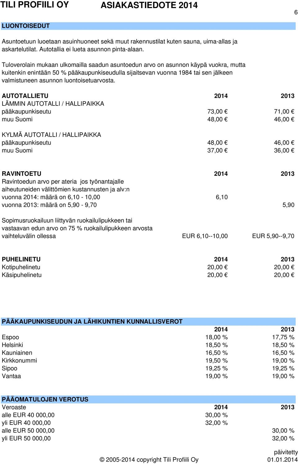 luontoisetuarvosta.
