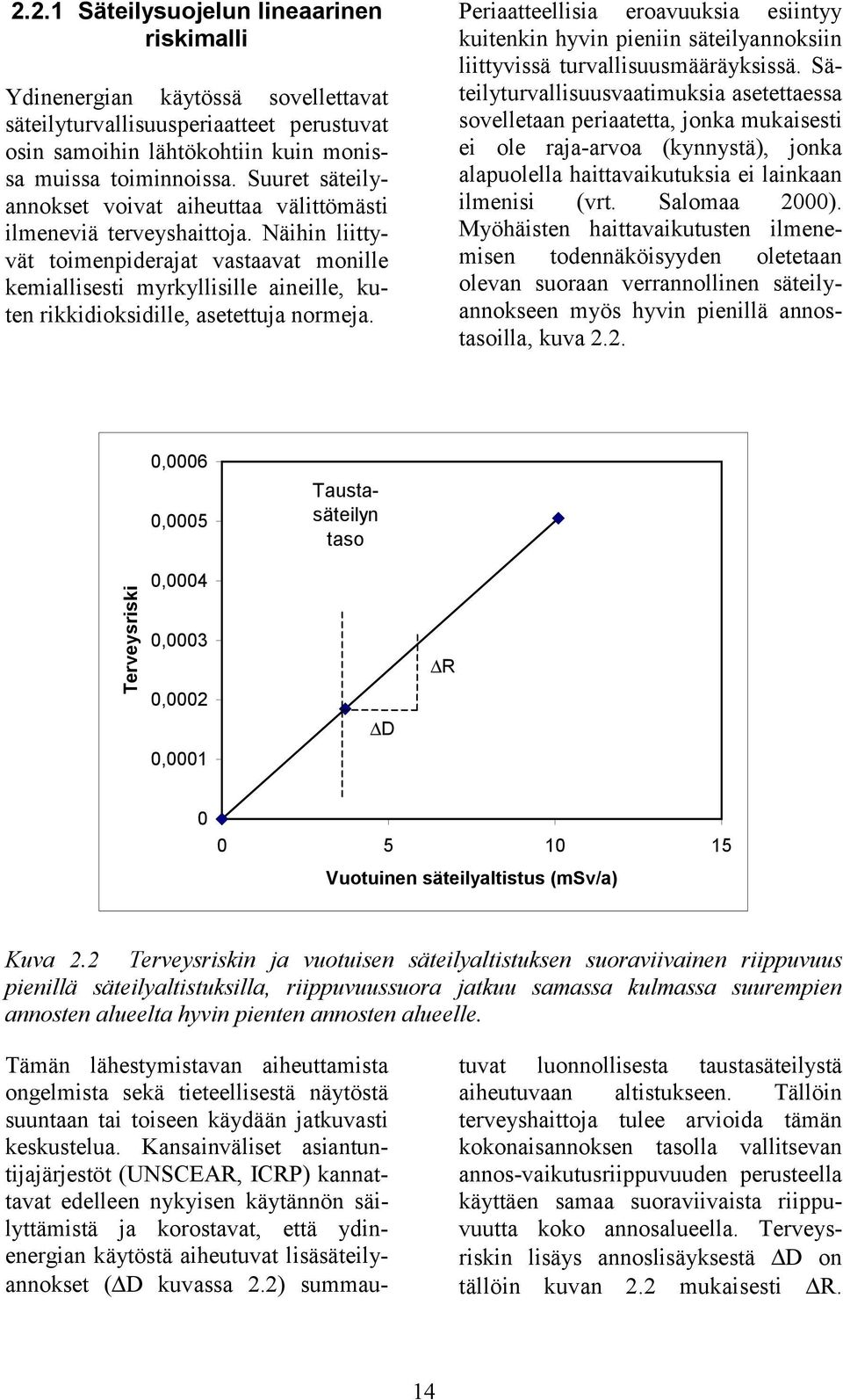 Näihin liittyvät toimenpiderajat vastaavat monille kemiallisesti myrkyllisille aineille, kuten rikkidioksidille, asetettuja normeja.