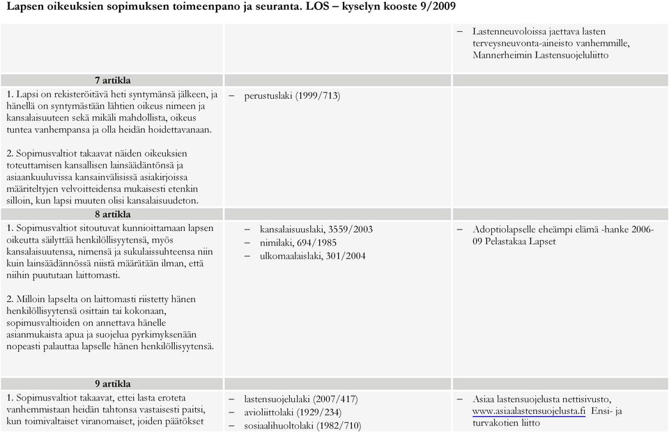 2. Sopimusvaltiot takaavat näiden oikeuksien toteuttamisen kansallisen lainsäädäntönsä ja asiaankuuluvissa kansainvälisissä asiakirjoissa määriteltyjen velvoitteidensa mukaisesti etenkin silloin, kun