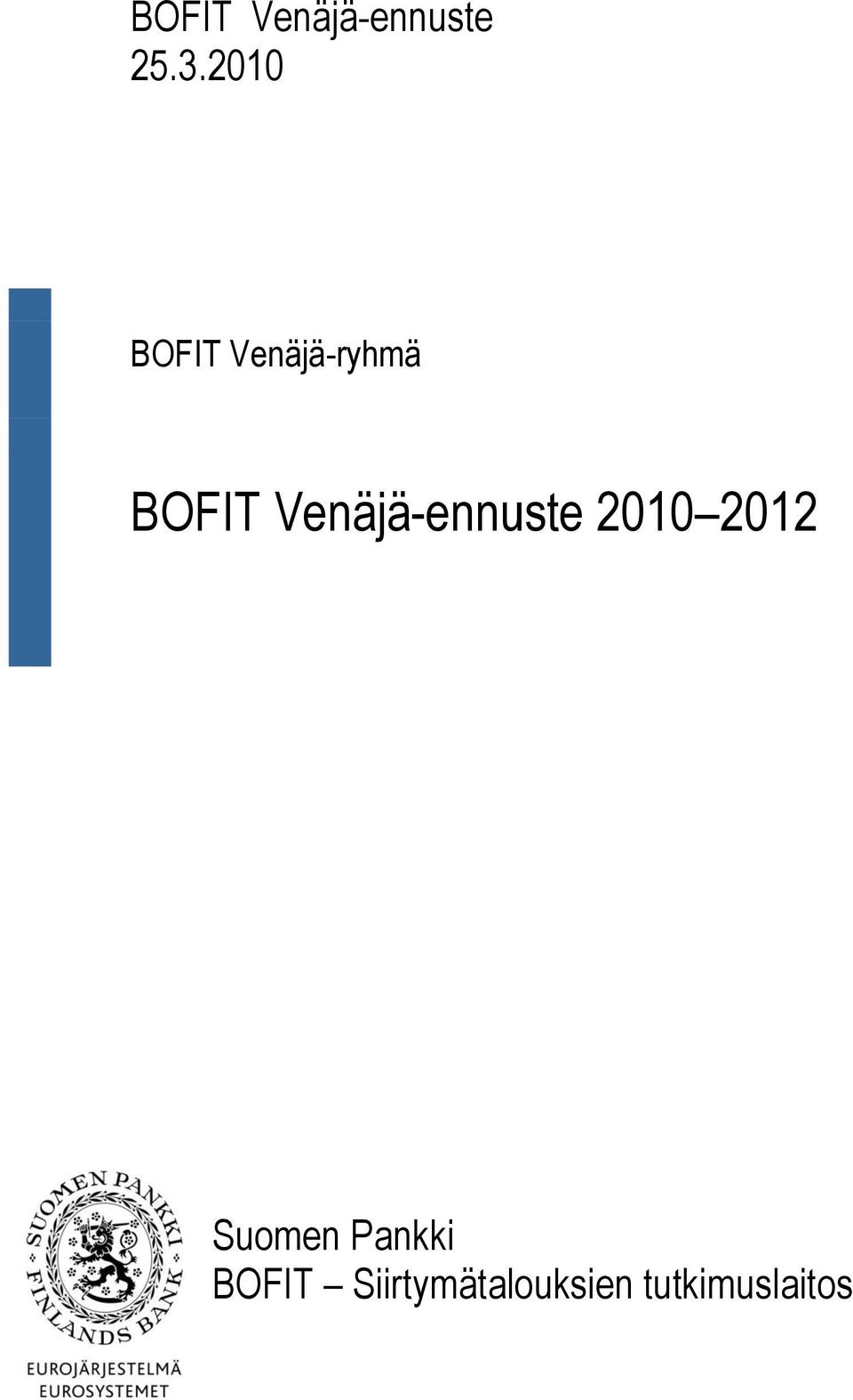 Pankki BOFIT