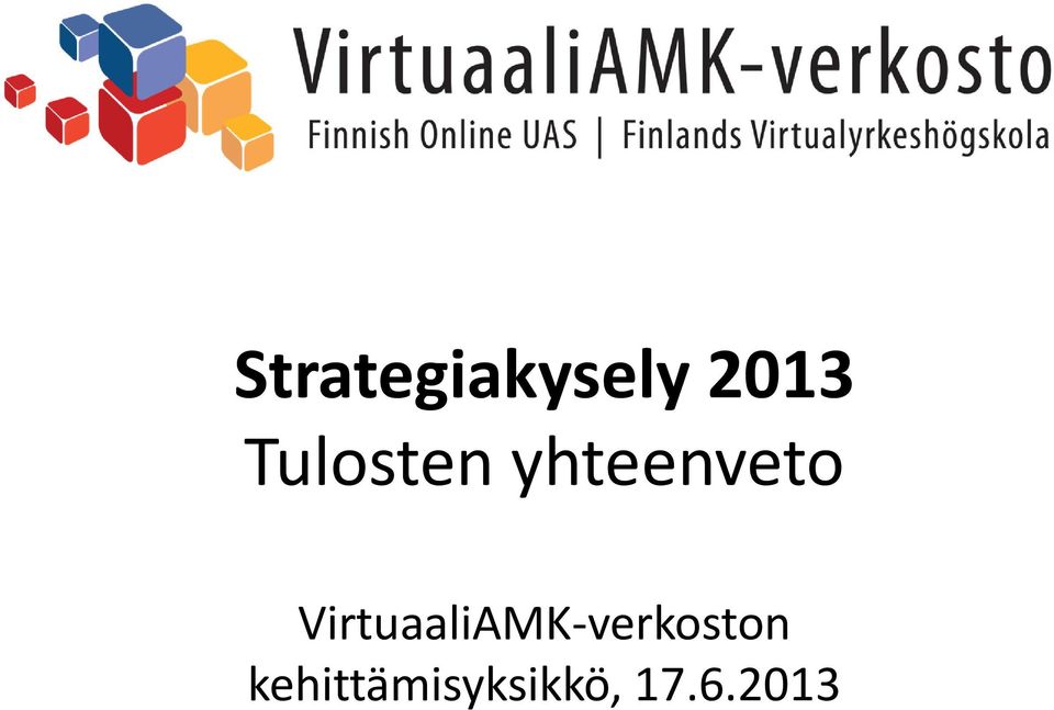 VirtuaaliAMK verkoston