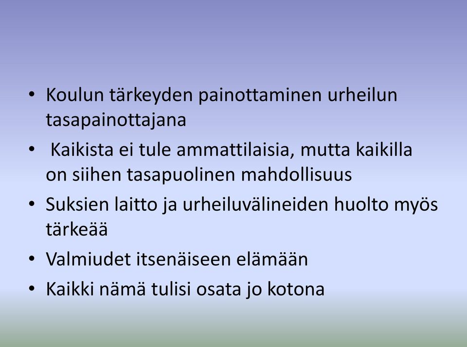 tasapuolinen mahdollisuus Suksien laitto ja urheiluvälineiden