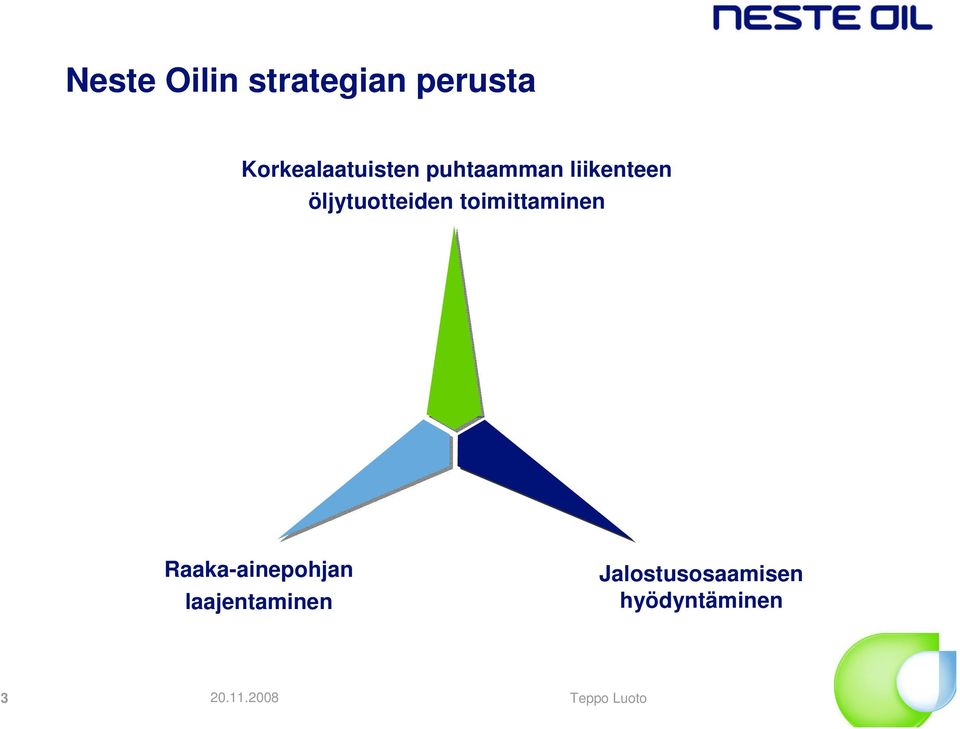 öljytuotteiden toimittaminen