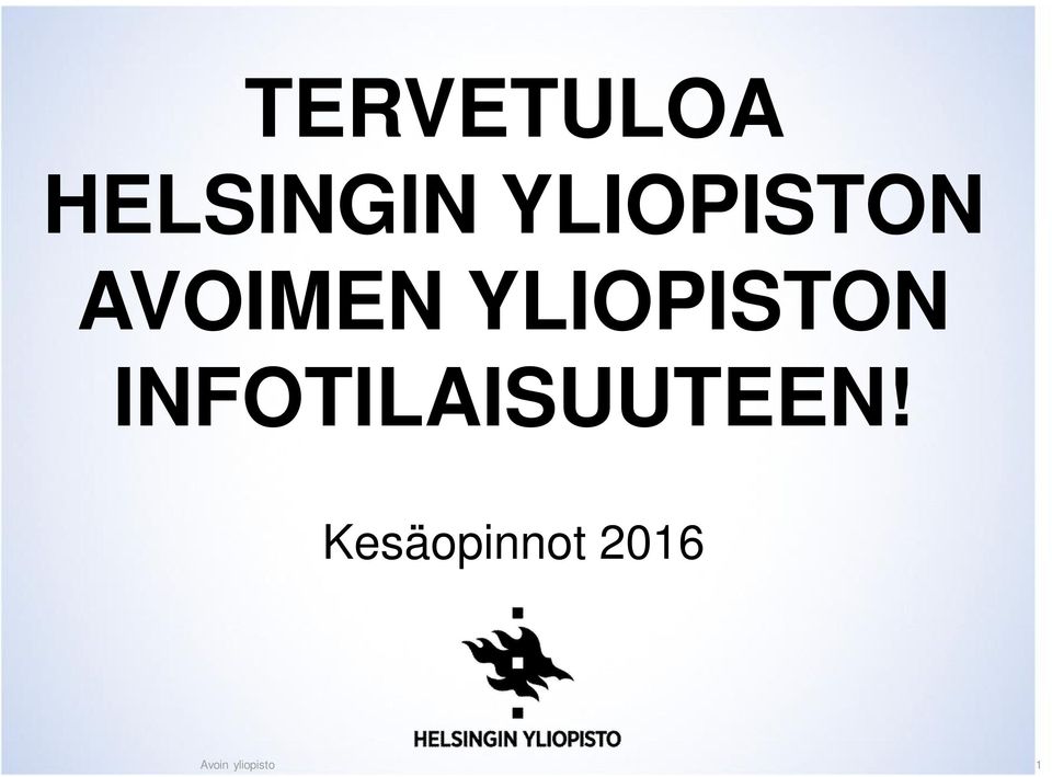 YLIOPISTON