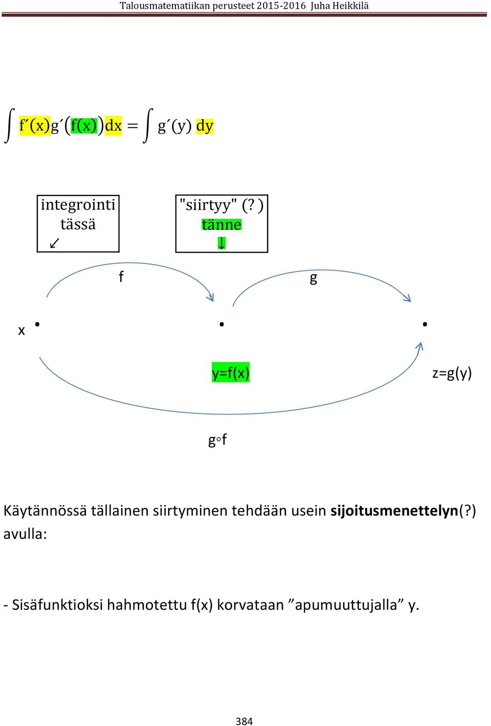 siirtyminen tehdään usein sijoitusmenettelyn(?