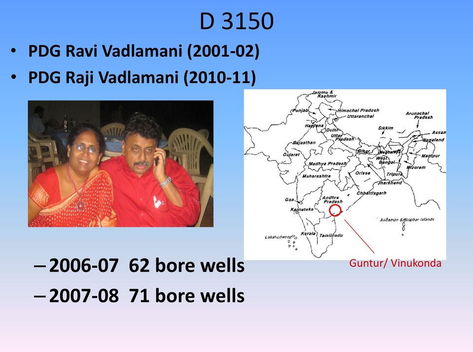 (2010-11) 2006-07 62 bore wells