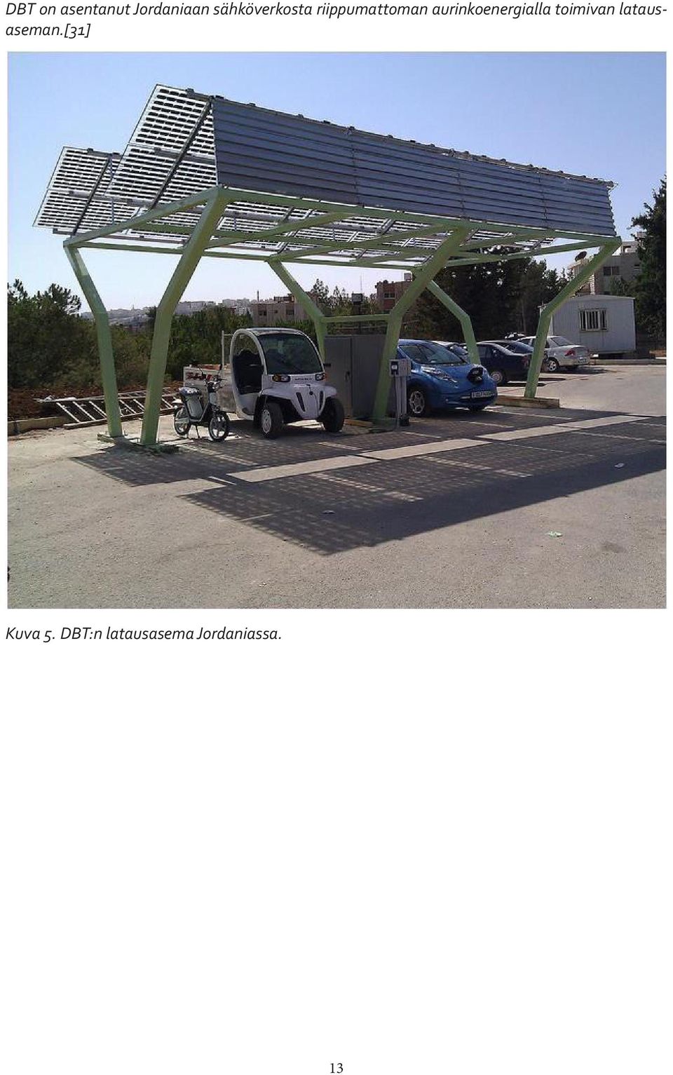 aurinkoenergialla toimivan